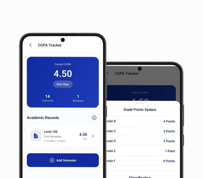 GPA Calculator Interface