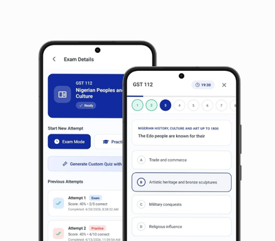 Exam Mode Interface